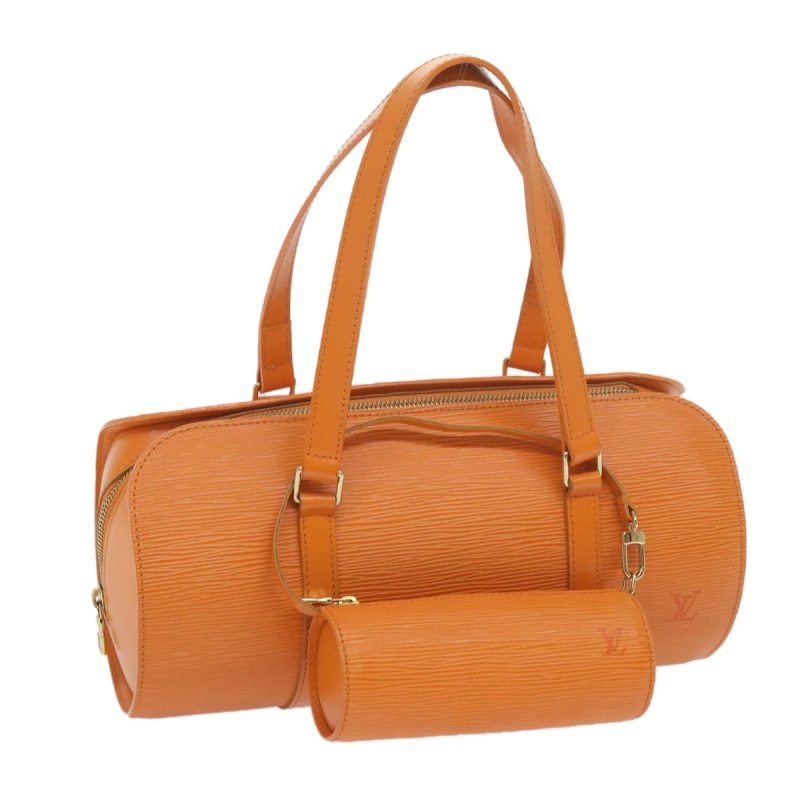 Louis Vuitton Epi Soufflot Hand Bag Orange Mandarin M5222H  59682A