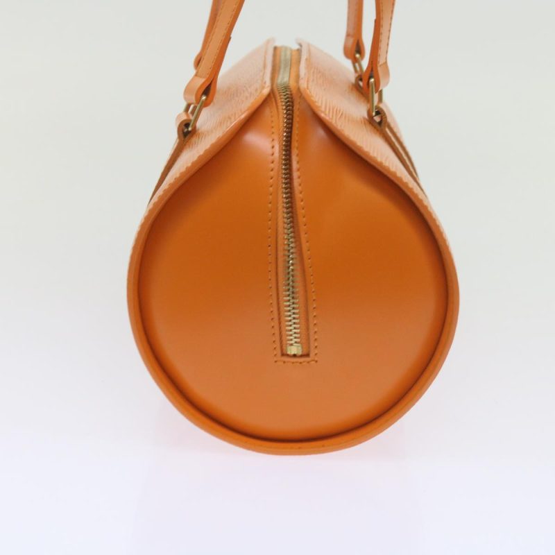 Louis Vuitton Epi Soufflot Hand Bag Orange Mandarin M5222H  59682A - Image 4