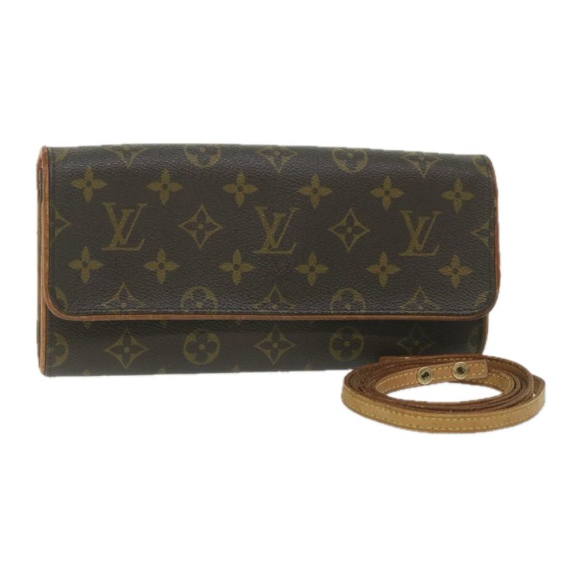 Louis Vuitton Monogram Pochette Twin GM Shoulder Bag M51852  59721