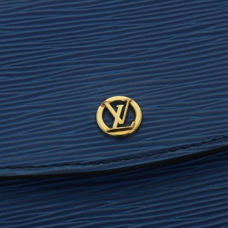 Louis Vuitton Epi Montaigne 27 Clutch Bag Blue M52655  59776 - Image 8