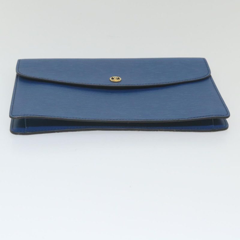 Louis Vuitton Epi Montaigne 27 Clutch Bag Blue M52655  59776 - Image 6