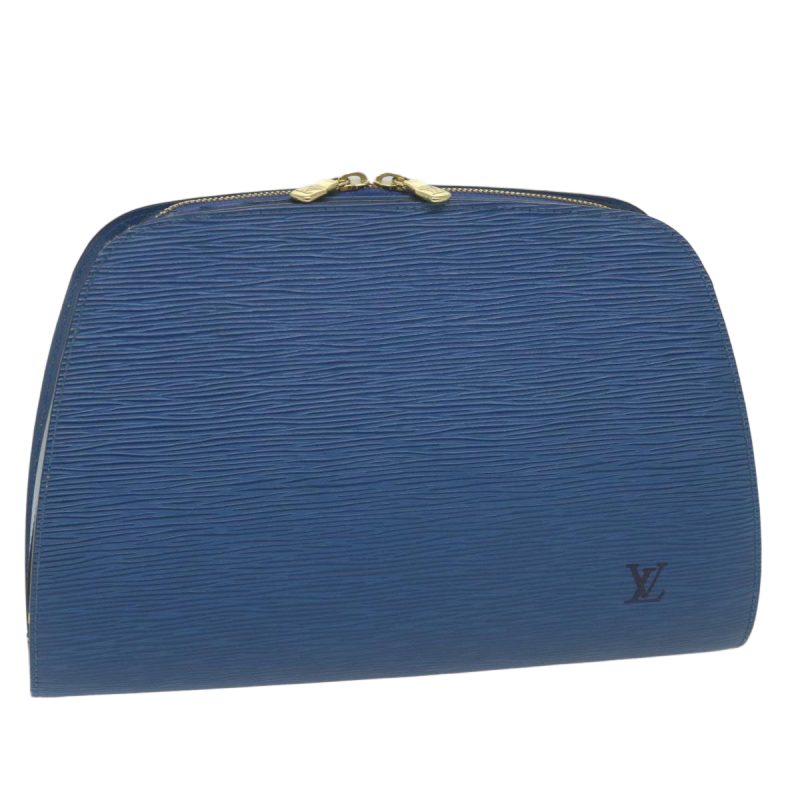 Louis Vuitton Epi Dauphine GM Pouch Blue M48435  59779