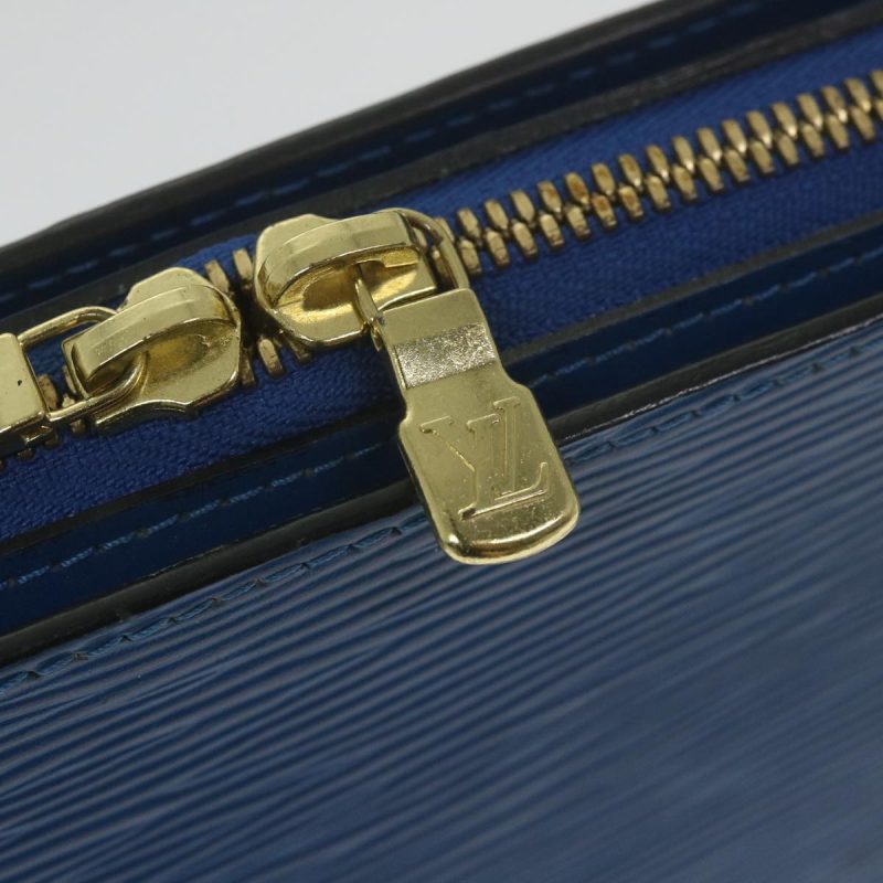 Louis Vuitton Epi Dauphine GM Pouch Blue M48435  59779 - Image 8