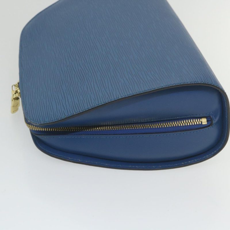 Louis Vuitton Epi Dauphine GM Pouch Blue M48435  59779 - Image 4