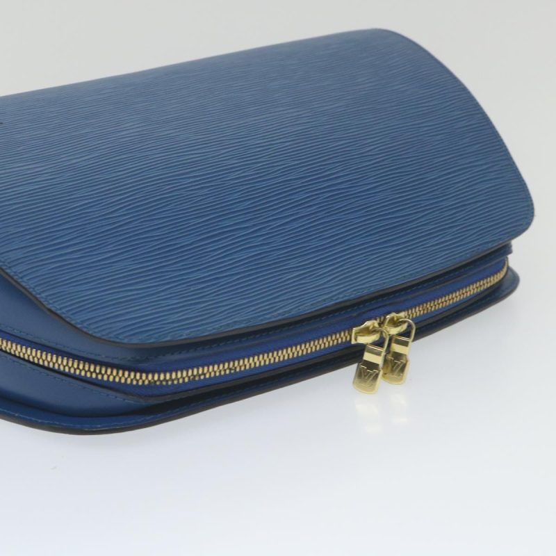 Louis Vuitton Epi Dauphine GM Pouch Blue M48435  59779 - Image 5