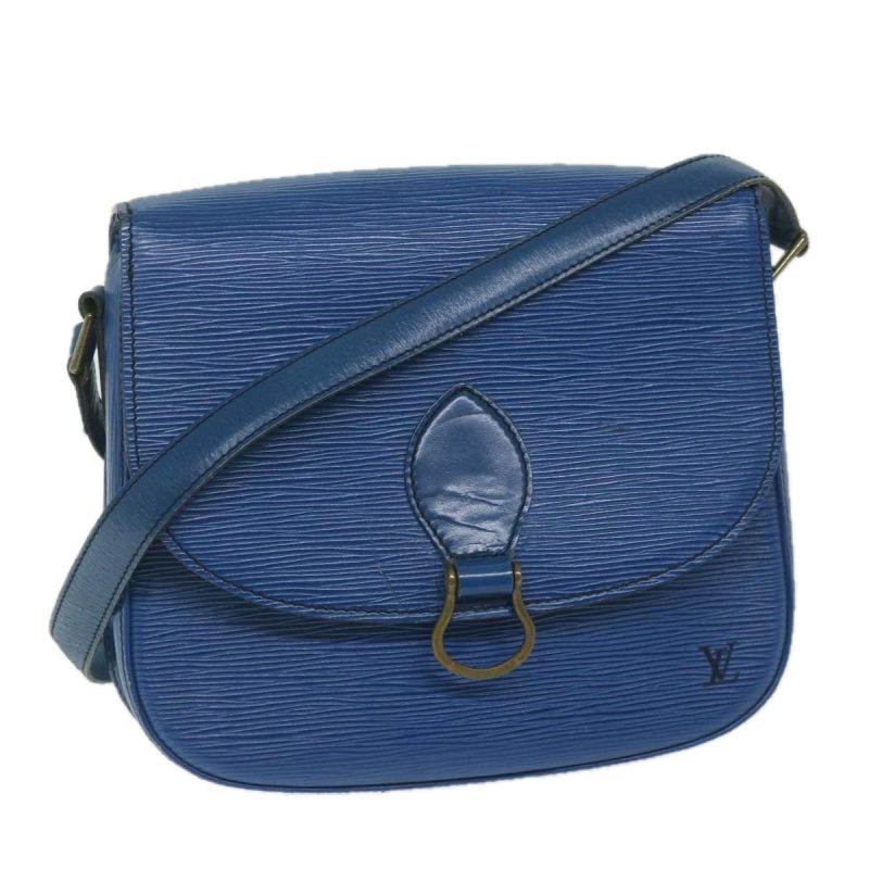 Louis Vuitton Epi Saint Cloud GM Shoulder Bag Blue M52195  59795