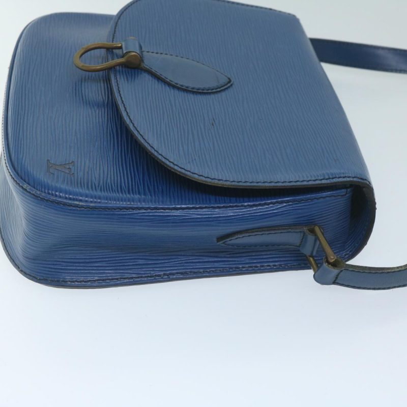 Louis Vuitton Epi Saint Cloud GM Shoulder Bag Blue M52195  59795 - Image 3