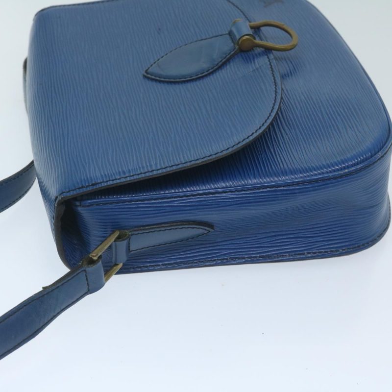 Louis Vuitton Epi Saint Cloud GM Shoulder Bag Blue M52195  59795 - Image 4