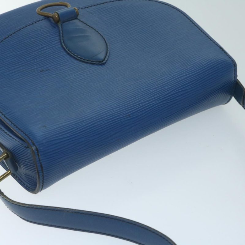 Louis Vuitton Epi Saint Cloud GM Shoulder Bag Blue M52195  59795 - Image 6