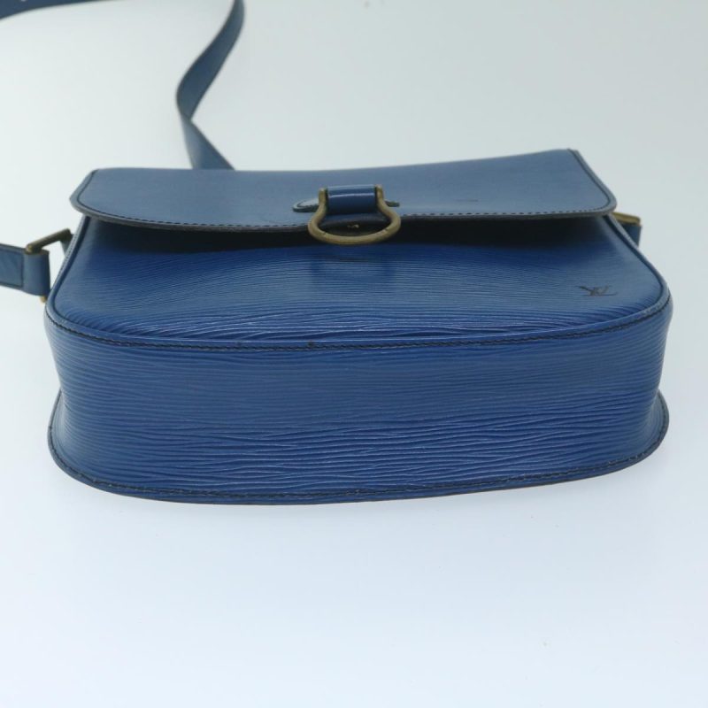 Louis Vuitton Epi Saint Cloud GM Shoulder Bag Blue M52195  59795 - Image 5