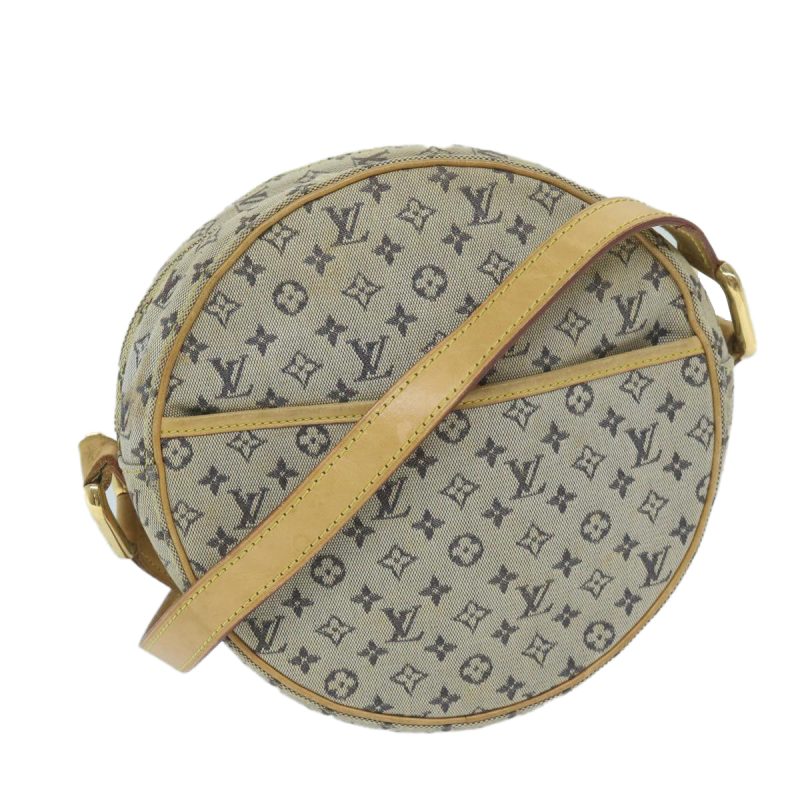 Louis Vuitton Monogram Mini Jeanne GM Shoulder Bag Blue M92000  59805