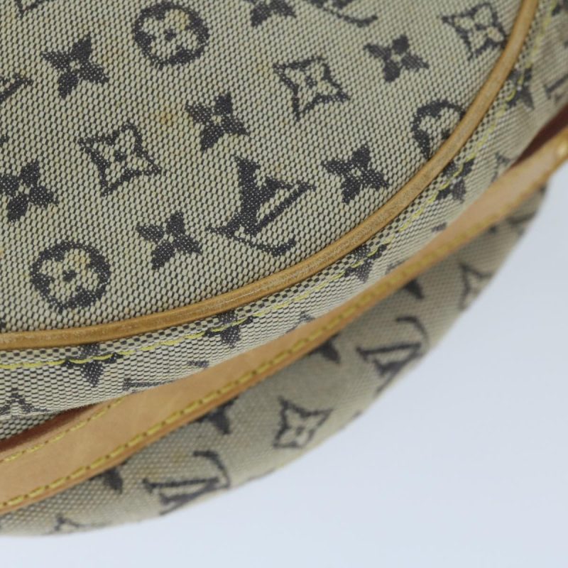 Louis Vuitton Monogram Mini Jeanne GM Shoulder Bag Blue M92000  59805 - Image 9