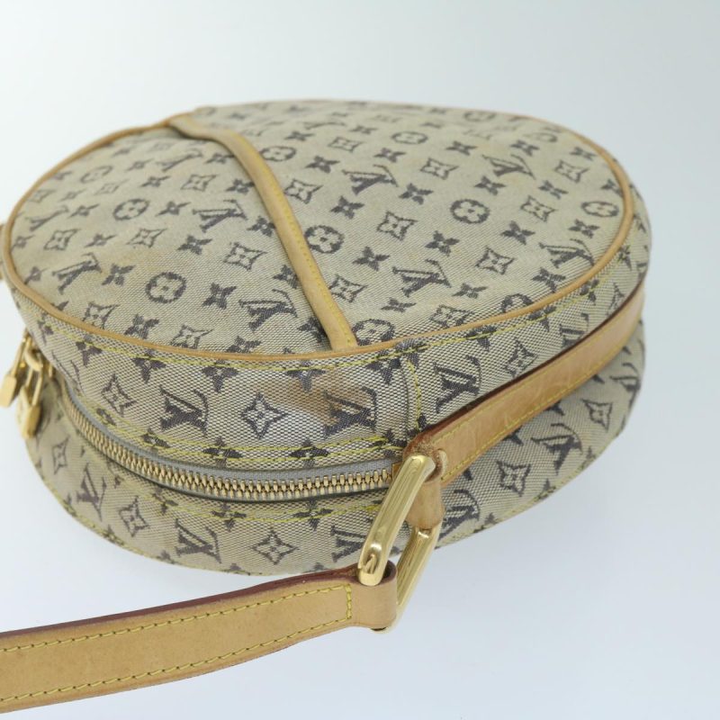 Louis Vuitton Monogram Mini Jeanne GM Shoulder Bag Blue M92000  59805 - Image 4