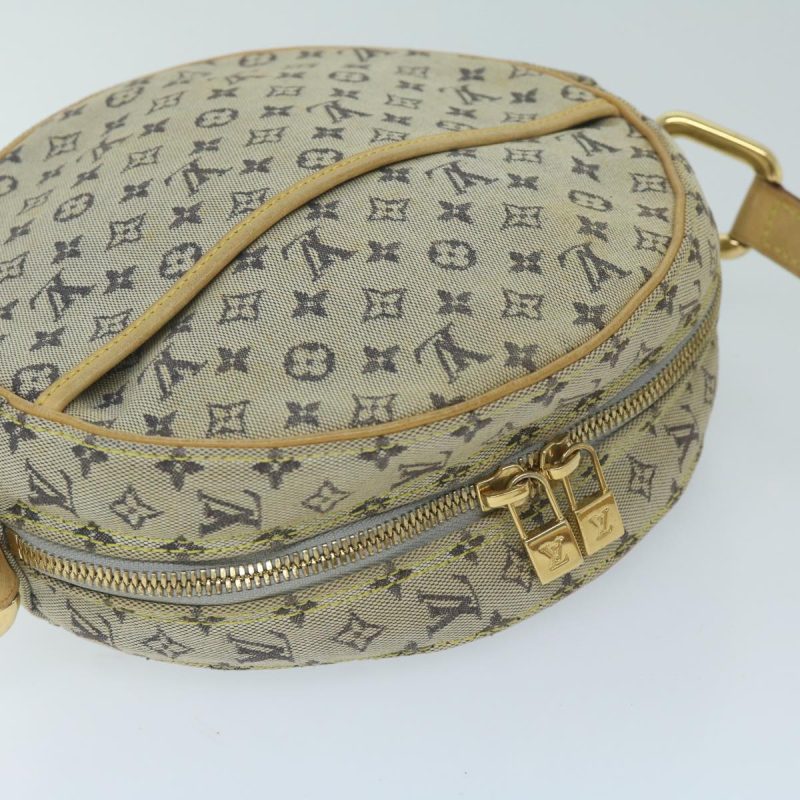 Louis Vuitton Monogram Mini Jeanne GM Shoulder Bag Blue M92000  59805 - Image 6