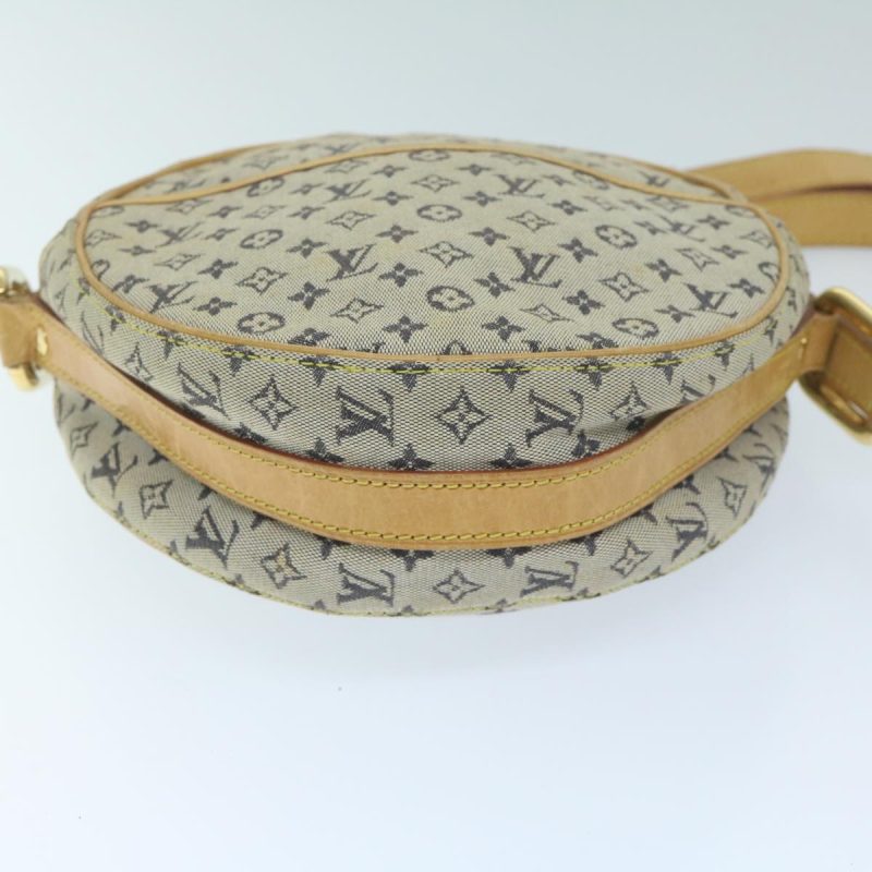 Louis Vuitton Monogram Mini Jeanne GM Shoulder Bag Blue M92000  59805 - Image 5