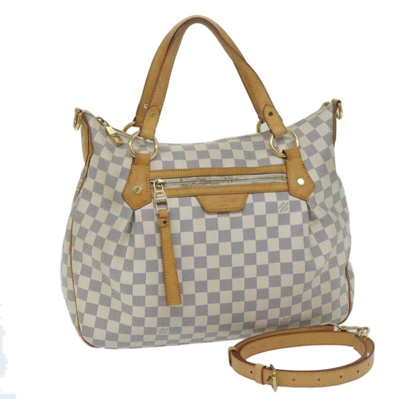 Louis Vuitton Damier Azur Ivora MM Shoulder Bag 2way N41133  59834