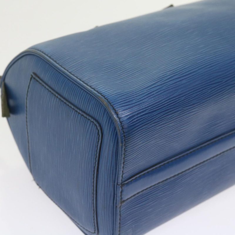 Louis Vuitton Epi Speedy 25 Hand Bag Toledo Blue M43015  59852 - Image 8