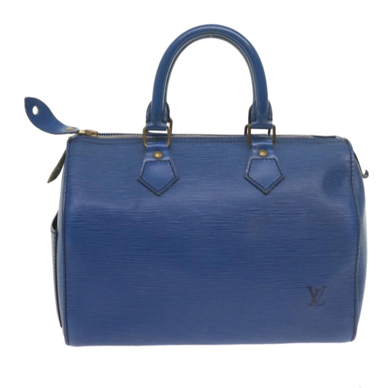 Louis Vuitton Epi Speedy 25 Hand Bag Toledo Blue M43015  59852 - Image 2