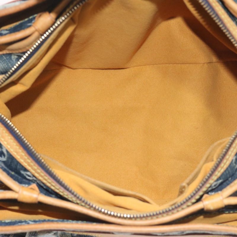 Louis Vuitton Monogram Denim Porte Epaul Rey MM Bag Blue M95334  59862A - Image 10