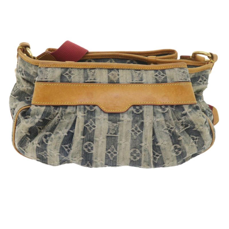 Louis Vuitton Monogram Denim Porte Epaul Rey MM Bag Blue M95334  59862A - Image 2