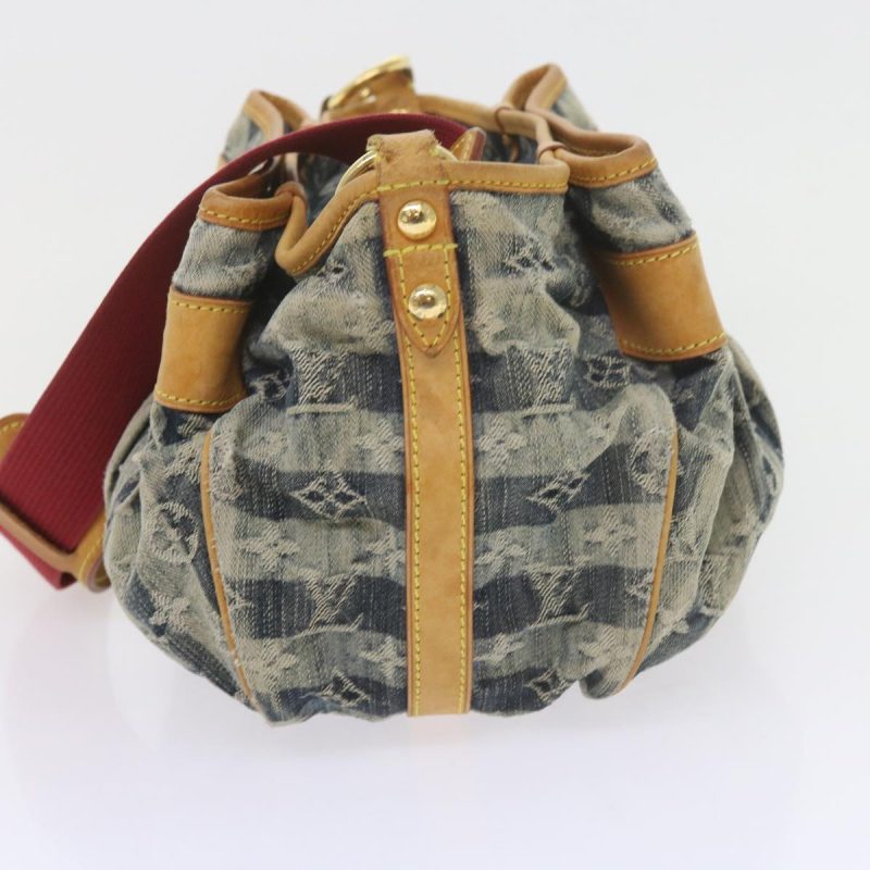Louis Vuitton Monogram Denim Porte Epaul Rey MM Bag Blue M95334  59862A - Image 3