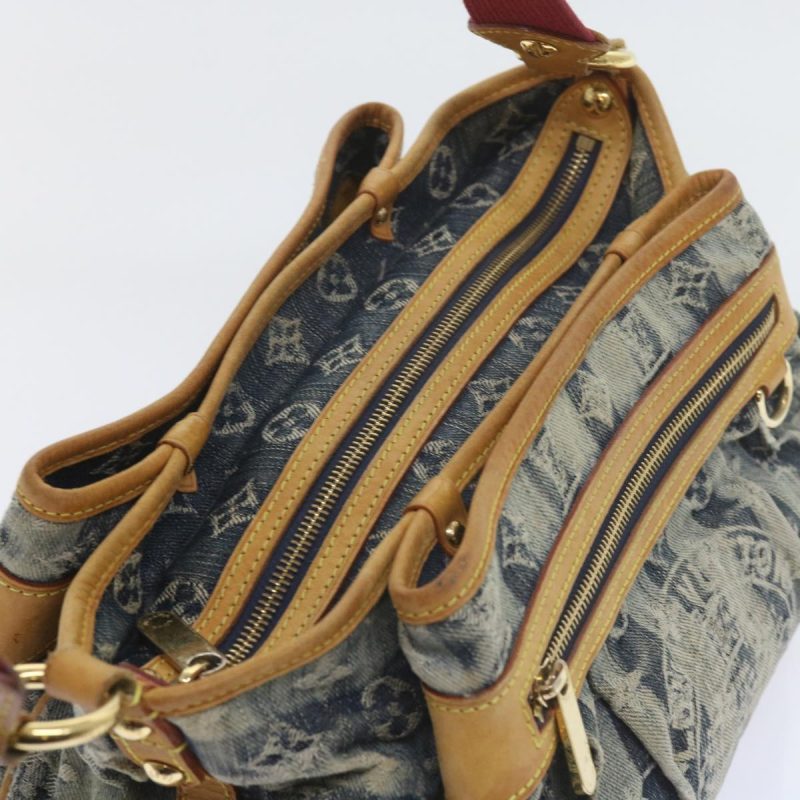 Louis Vuitton Monogram Denim Porte Epaul Rey MM Bag Blue M95334  59862A - Image 6
