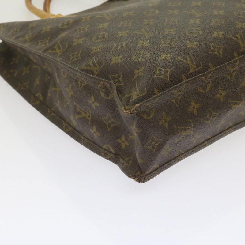 Louis Vuitton Monogram Sac Plat Hand Bag M51140  59895 - Image 10