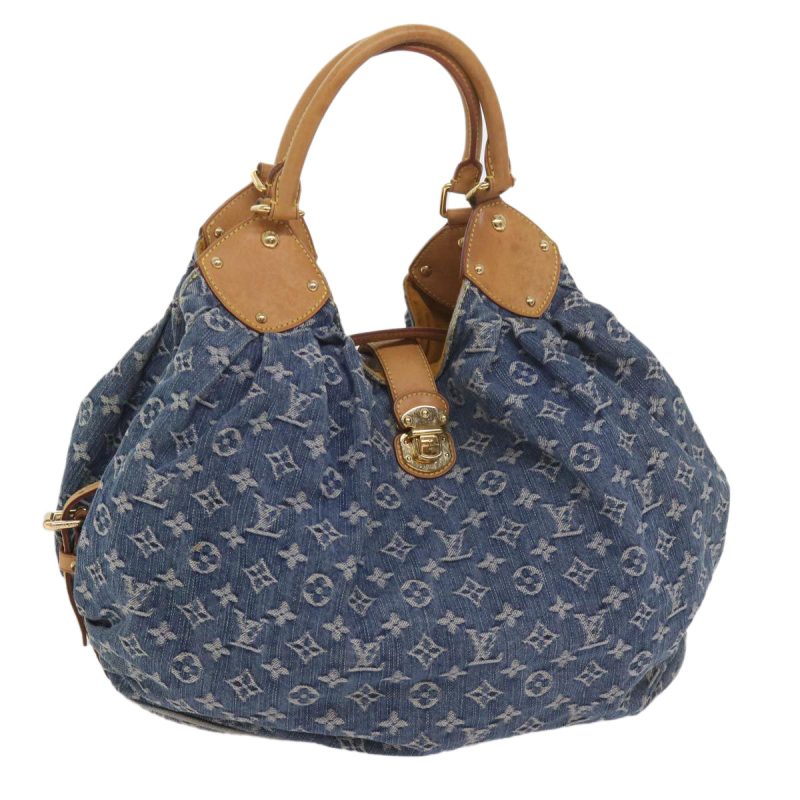 Louis Vuitton Monogram Denim XL Shoulder Bag Blue M95515  59905A