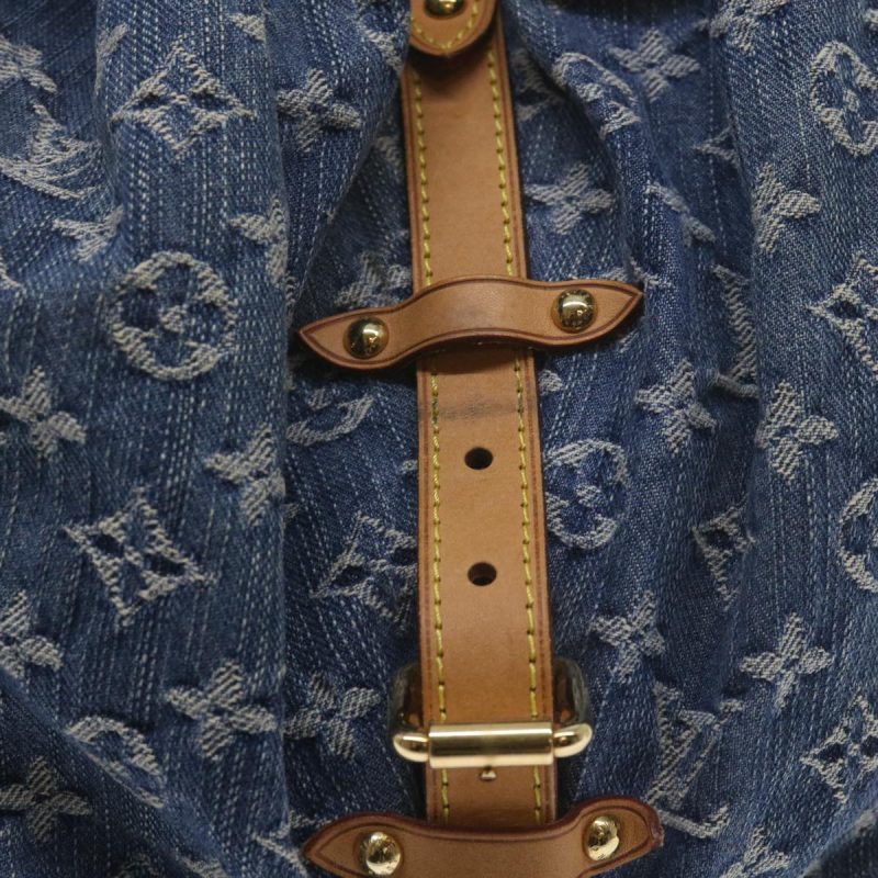 Louis Vuitton Monogram Denim XL Shoulder Bag Blue M95515  59905A - Image 5