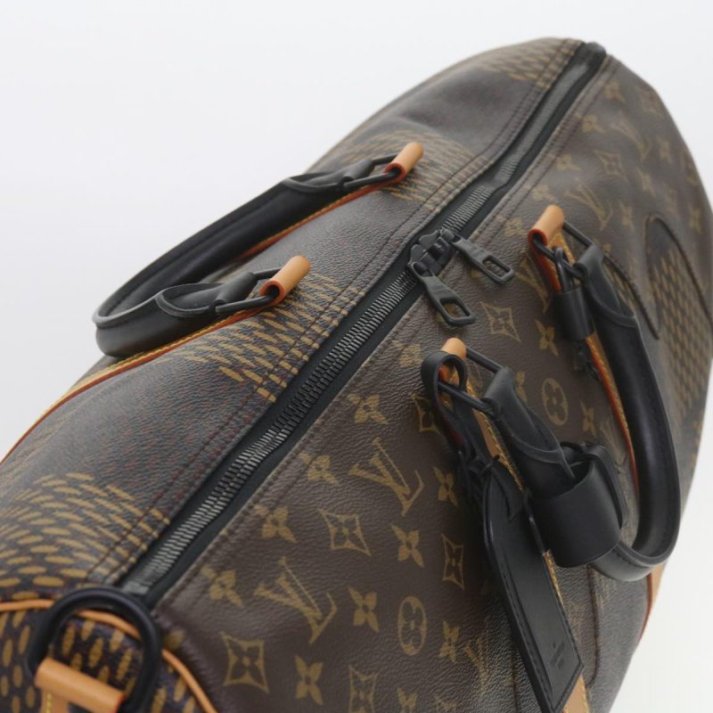 Louis Vuitton Damier Ebene Giant Keepall Bandouliere 50 Bag N40360 Auth 59906S - Image 6