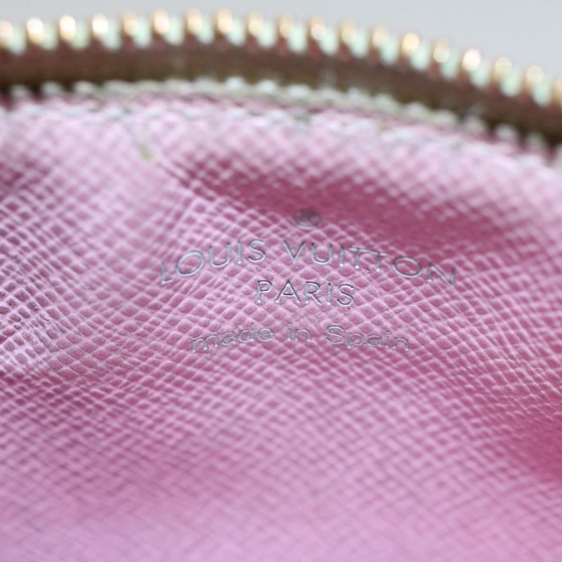 Louis Vuitton Multicolor Pochette Cles NM Coin Purse White M93734  59937 - Image 10