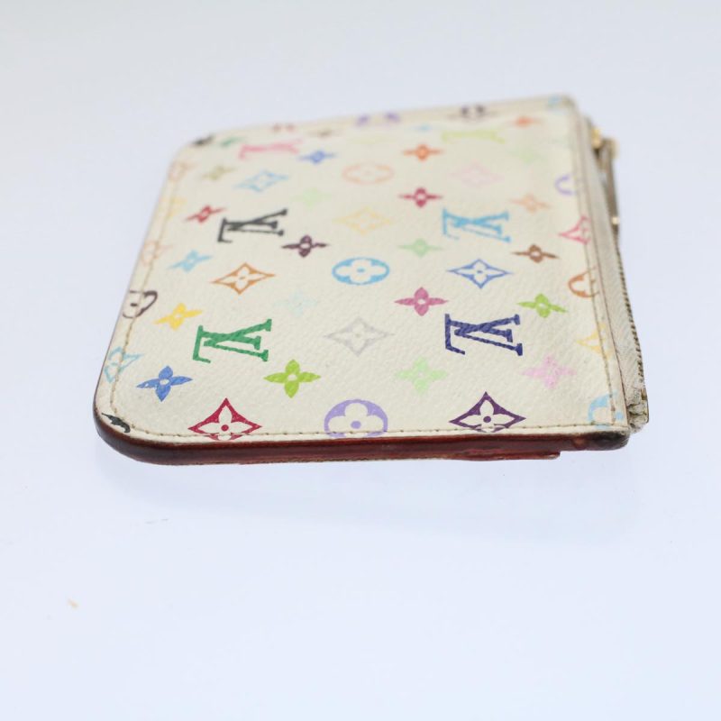 Louis Vuitton Multicolor Pochette Cles NM Coin Purse White M93734  59937 - Image 4