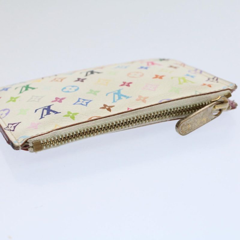 Louis Vuitton Multicolor Pochette Cles NM Coin Purse White M93734  59937 - Image 5