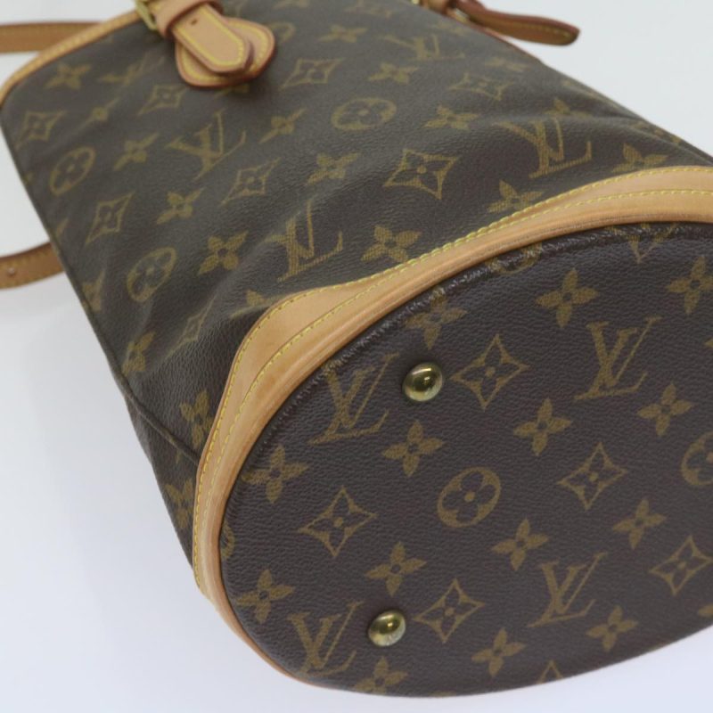 Louis Vuitton Monogram Bucket PM Shoulder Bag M42238  60017A - Image 9