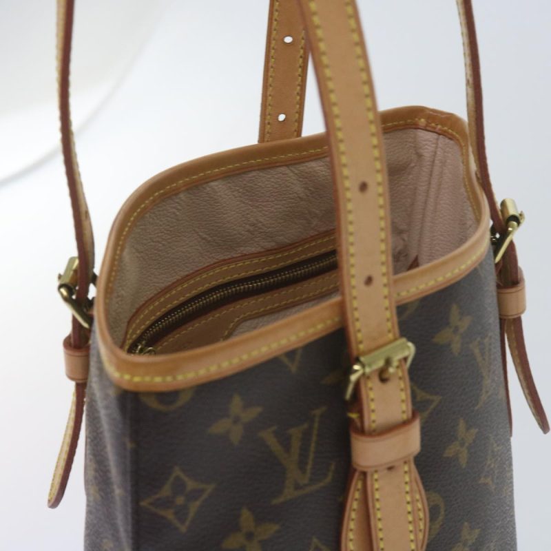 Louis Vuitton Monogram Bucket PM Shoulder Bag M42238  60017A - Image 6