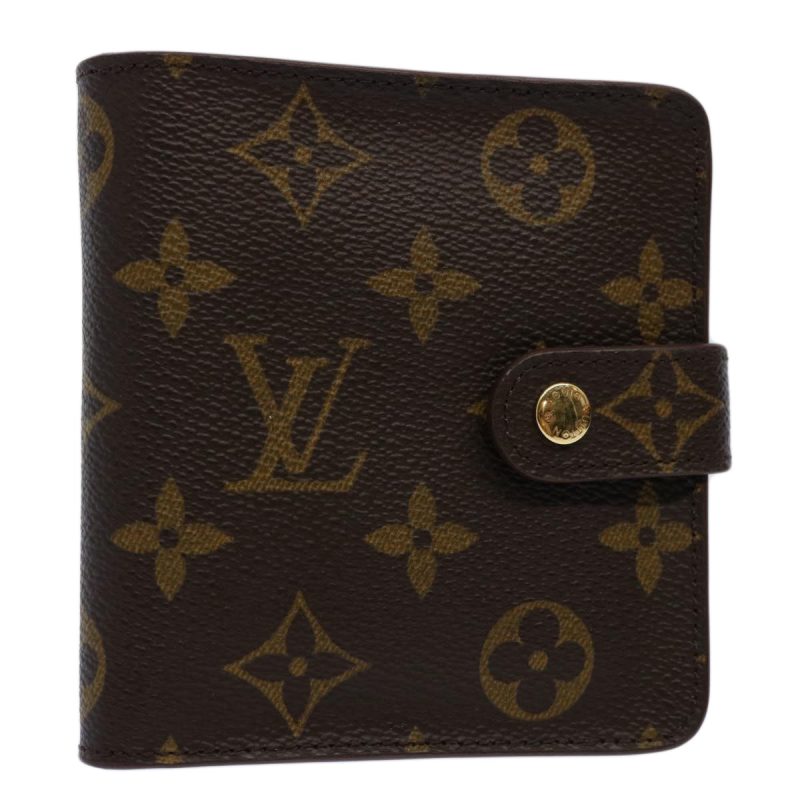Louis Vuitton Monogram Compact Zip Wallet M61667  60039A