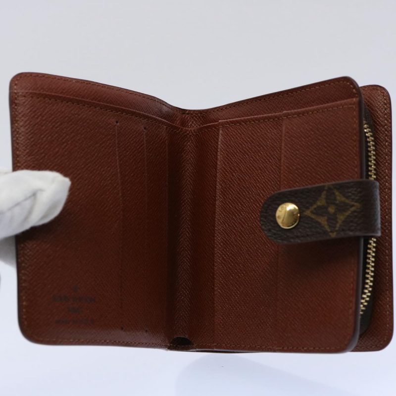 Louis Vuitton Monogram Compact Zip Wallet M61667  60039A - Image 9