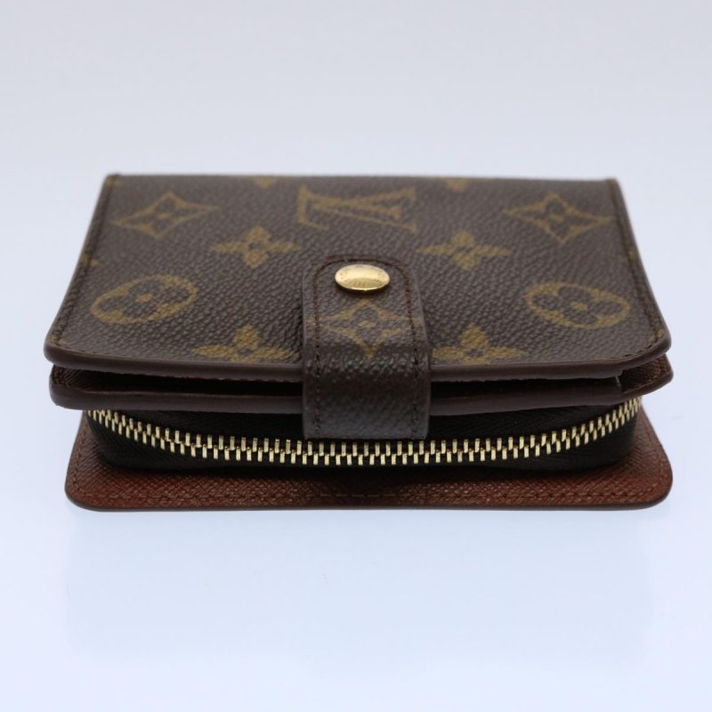 Louis Vuitton Monogram Compact Zip Wallet M61667  60039A - Image 4