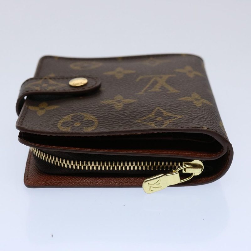 Louis Vuitton Monogram Compact Zip Wallet M61667  60039A - Image 5