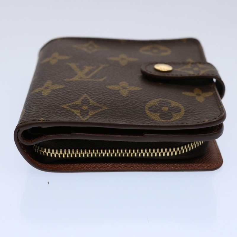Louis Vuitton Monogram Compact Zip Wallet M61667  60039A - Image 6