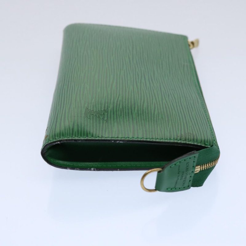 Louis Vuitton Epi Pochette Accessoires Pouch Green M52984  60040 - Image 4