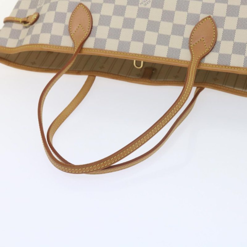 Louis Vuitton Damier Azur Neverfull MM Tote Bag N41605  60051A - Image 6