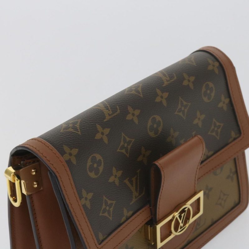 Louis Vuitton Monogram Reverse Dauphine MM Shoulder Bag M44391  60072A - Image 6
