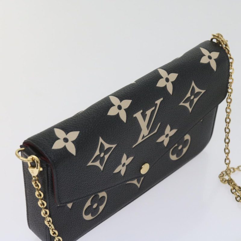 Louis Vuitton Monogram Empreinte Giant Felice Bag Black M80482  60079S - Image 6