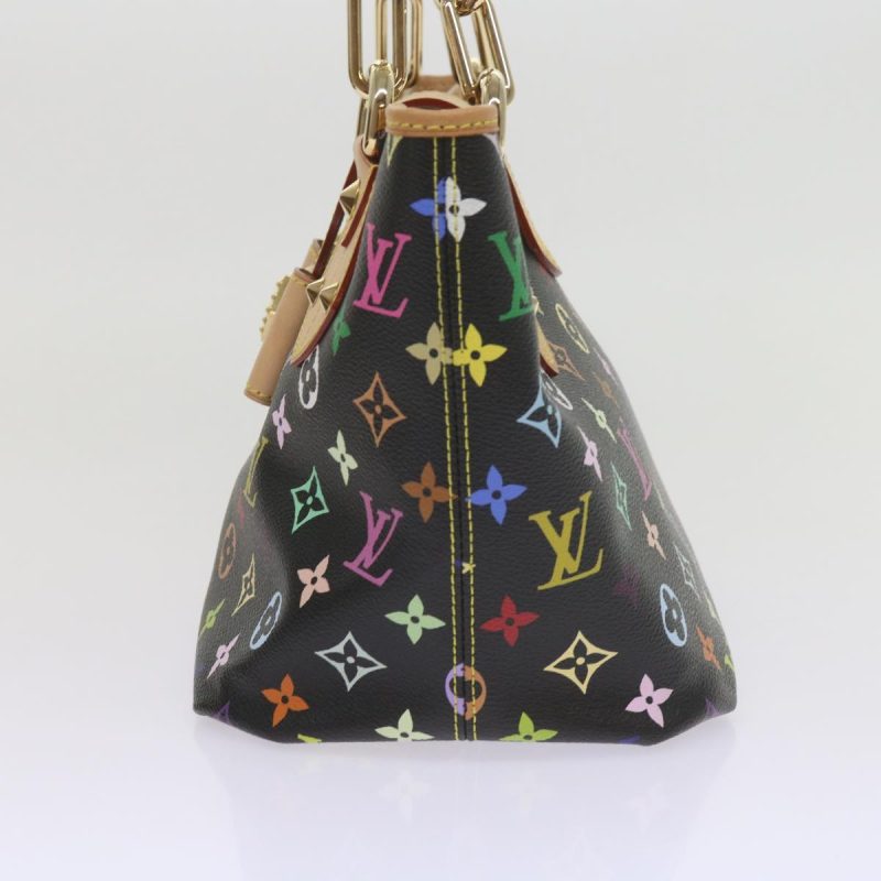 Louis Vuitton Monogram Multicolor Annie MM Shoulder Bag Black M40308 Auth 60084S - Image 3
