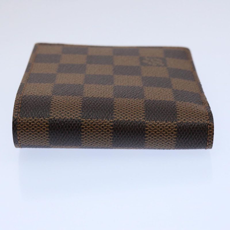 Louis Vuitton Damier Ebene Portefeuille Marco Bifold Wallet N61675 Auth 60094A - Image 3
