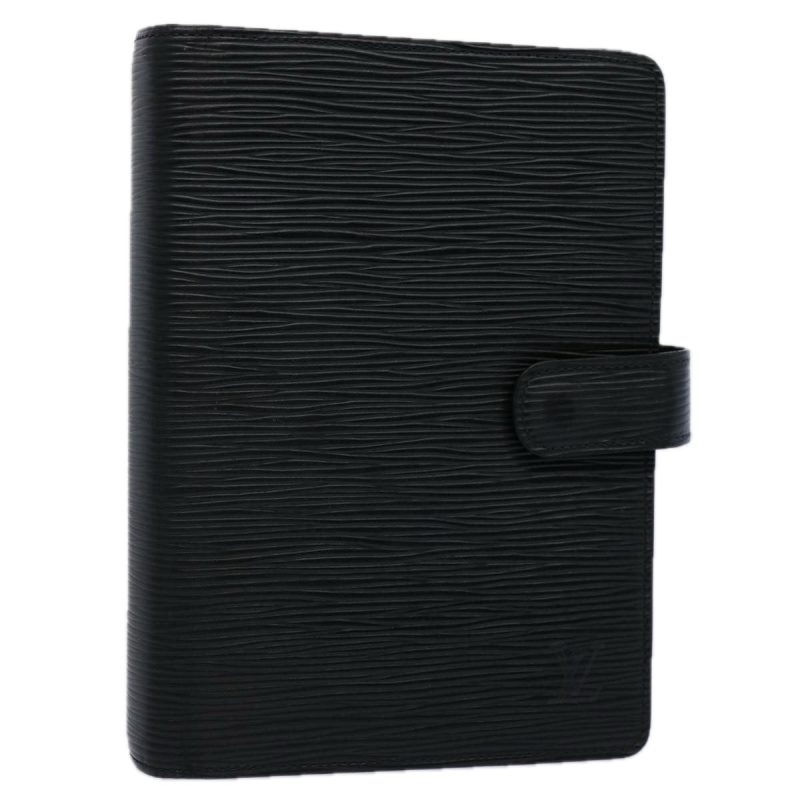 Louis Vuitton Epi Agenda MM Day Planner Cover Black R20042  60095
