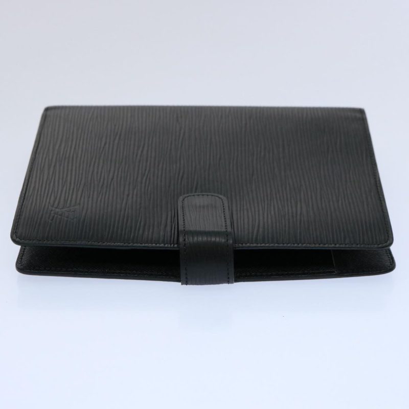 Louis Vuitton Epi Agenda MM Day Planner Cover Black R20042  60095 - Image 4