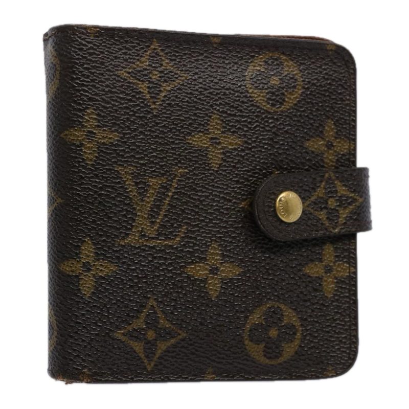 Louis Vuitton Monogram Compact Zip Wallet M61667  60097