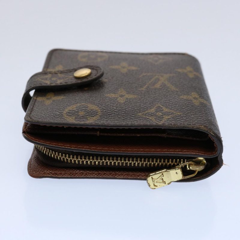 Louis Vuitton Monogram Compact Zip Wallet M61667  60097 - Image 5